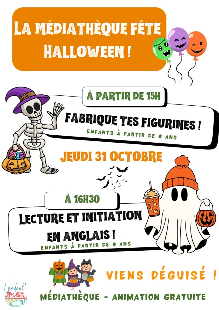 Image for La médiathèque fête Halloween